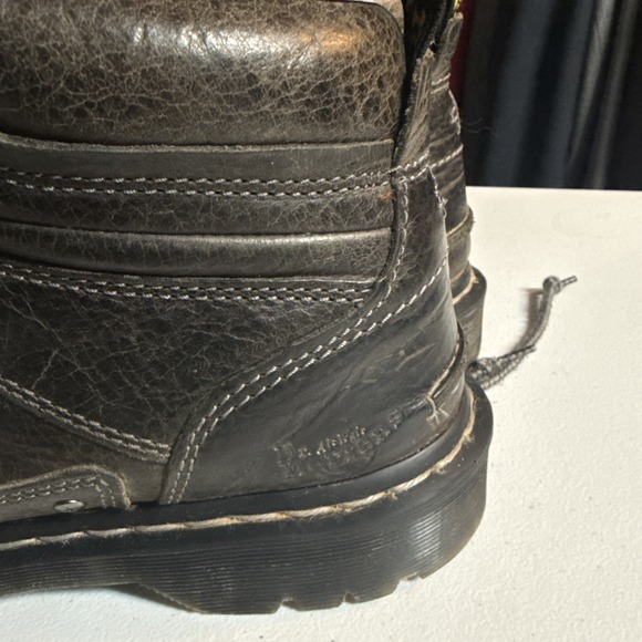 Vintage Dr. Martens Soren Lace Up Distressed Brown Leather Boot Size 9 - Picture 6 of 12